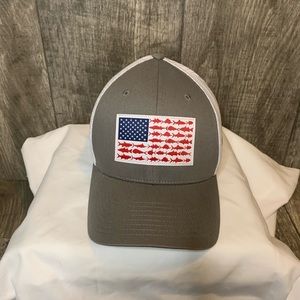Columbia PFG US Fish flag hat.